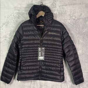NWT New Cotopaxi Black Fuego Down Hooded Puffer Jacket Size Small